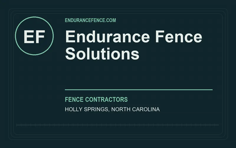 Endurance Fence Solutions in Holly Springs, North Carolina