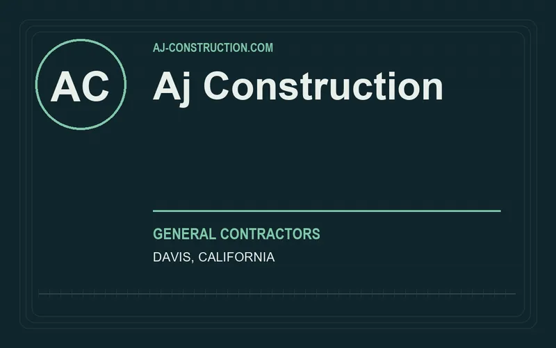 aj construction in Davis, California