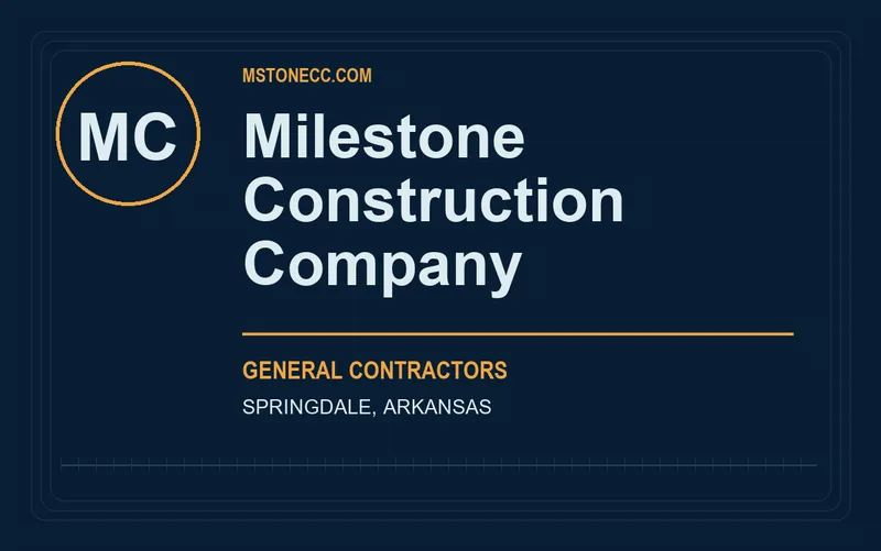 Milestone Construction Company in Springdale, Arkansas