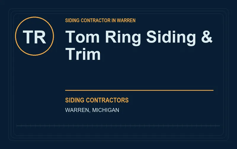 Tom Ring Siding & Trim in Warren, Michigan