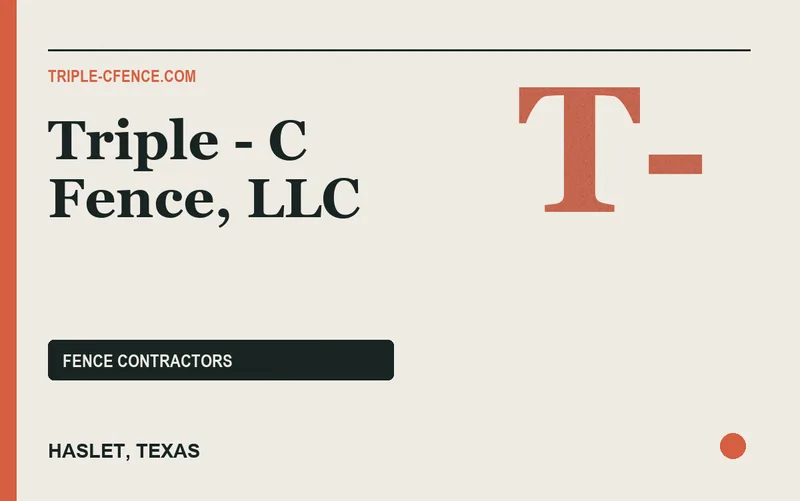 Triple - C Fence, LLC in Haslet, Texas