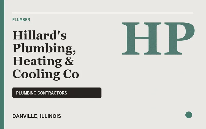Hillard's Plumbing, Heating & Cooling Co in Danville, Illinois