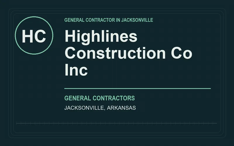 Highlines Construction Co Inc in Jacksonville, Arkansas