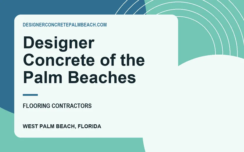 Designer Concrete of the Palm Beaches in West Palm Beach, Florida