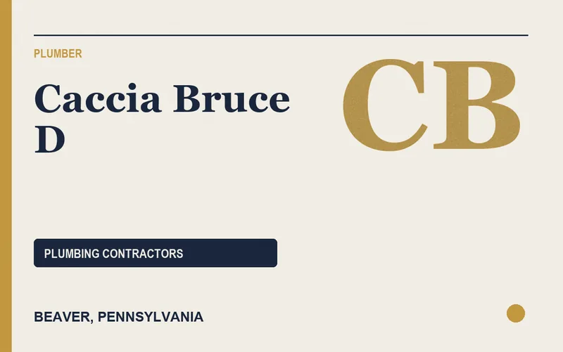 Caccia Bruce D in Beaver, Pennsylvania