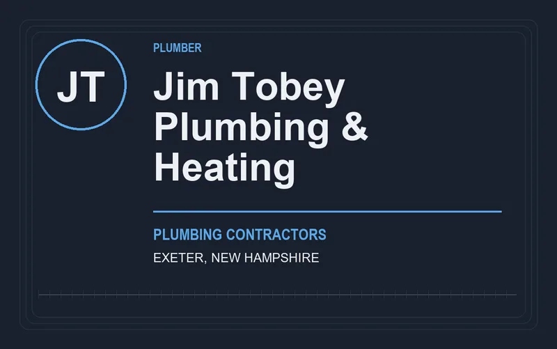 Jim Tobey Plumbing & Heating in Exeter, New Hampshire