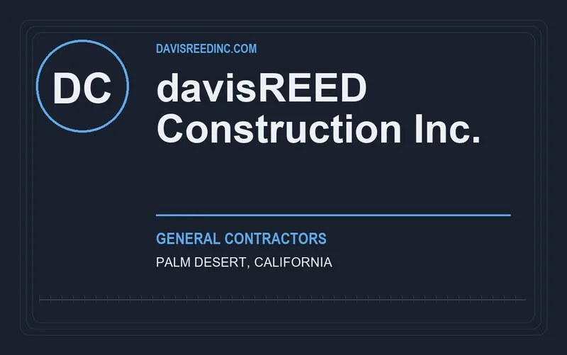 davisREED Construction Inc. in Palm Desert, California
