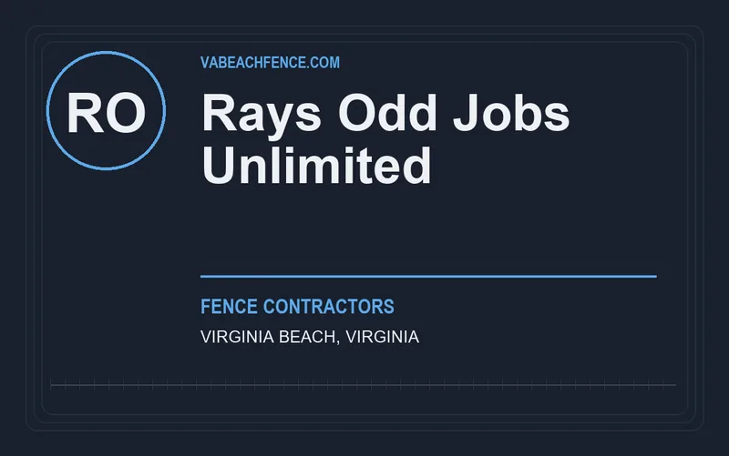 Rays Odd Jobs Unlimited in Virginia Beach, Virginia