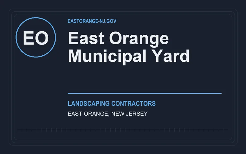 East Orange Municipal Yard in East Orange, New Jersey