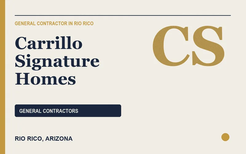 Carrillo Signature Homes in Rio Rico, Arizona
