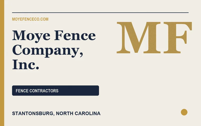 Moye Fence Company, Inc. in Stantonsburg, North Carolina