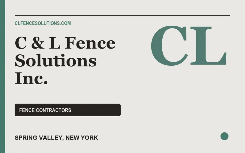 C & L Fence Solutions Inc. in Spring Valley, New York