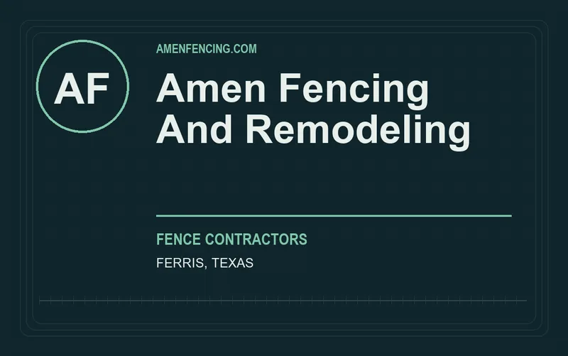 Amen Fencing And Remodeling in Ferris, Texas