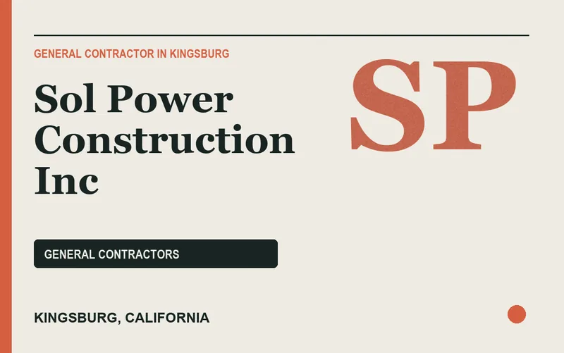 Sol Power Construction Inc in Kingsburg, California