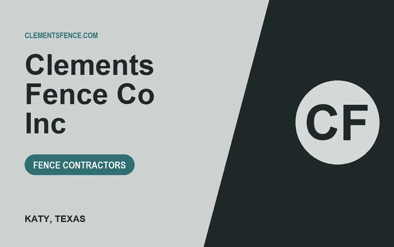 Clements Fence Co Inc in Katy, Texas