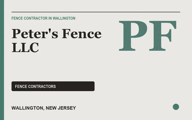 Peter's Fence LLC in Wallington, New Jersey