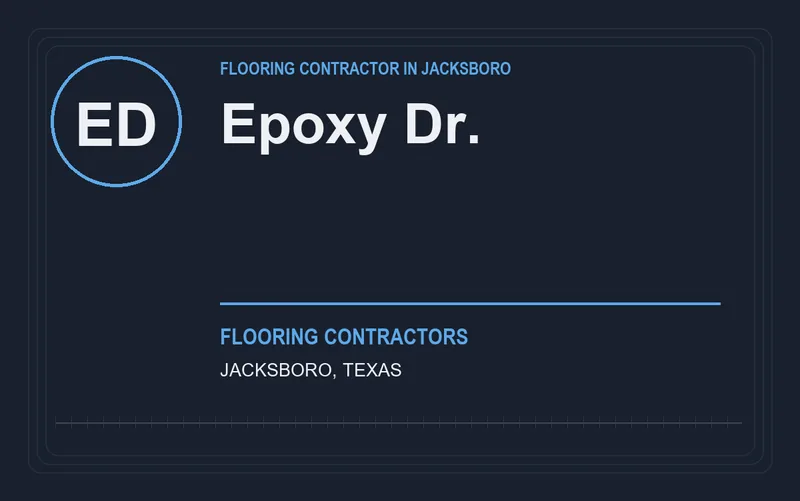 Epoxy Dr. in Jacksboro, Texas