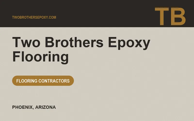 Two Brothers Epoxy Flooring in Phoenix, Arizona