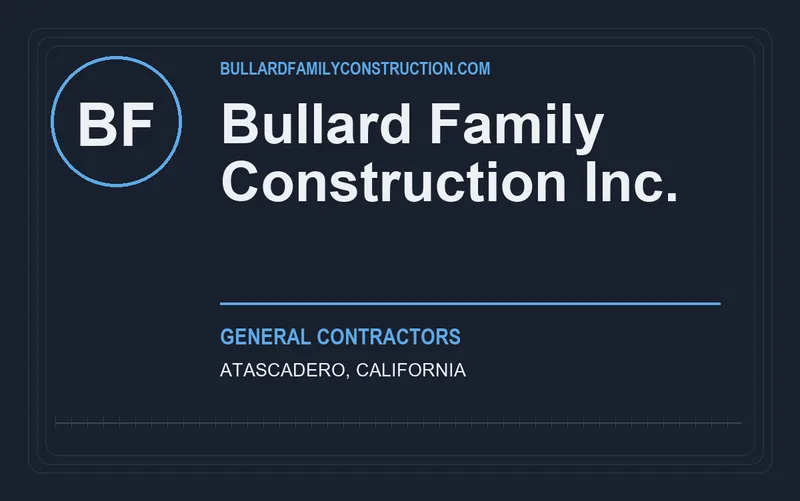 Bullard Family Construction Inc. in Atascadero, California
