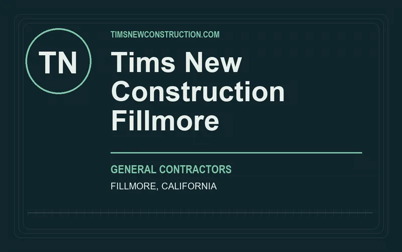 Tims New Construction Fillmore in Fillmore, California