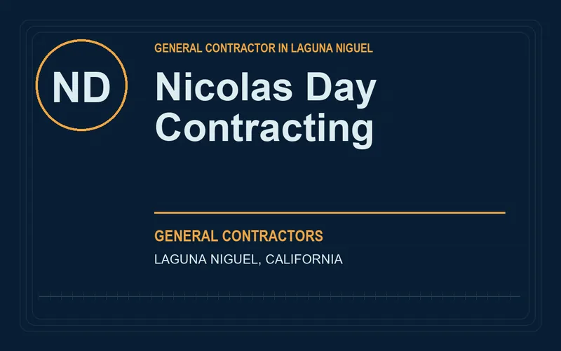 NICOLAS DAY CONTRACTING in Laguna Niguel, California