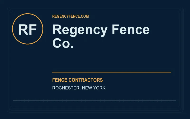 Regency Fence Co. in Rochester, New York