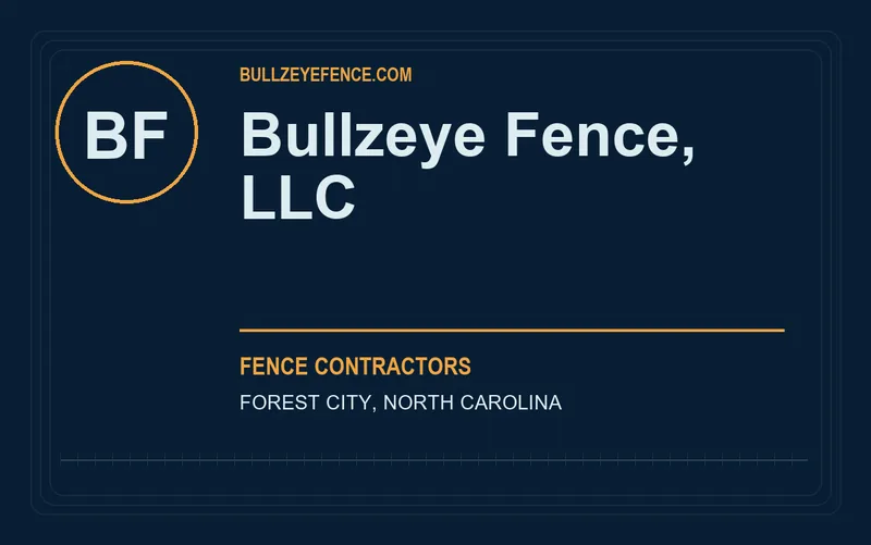 Bullzeye Fence, LLC in Forest City, North Carolina