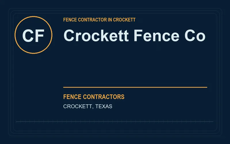 Crockett Fence Co in Crockett, Texas