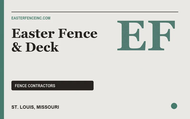 Easter Fence & Deck in St. Louis, Missouri