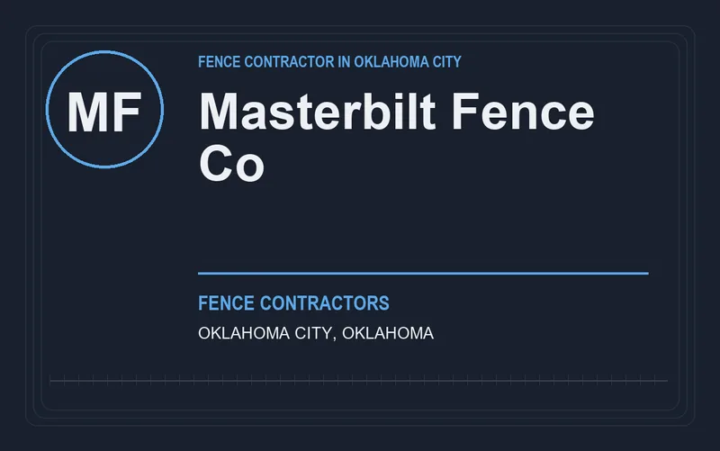 Masterbilt Fence Co in Oklahoma City, Oklahoma