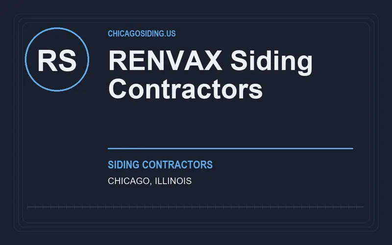 RENVAX Siding Contractors in Chicago, Illinois