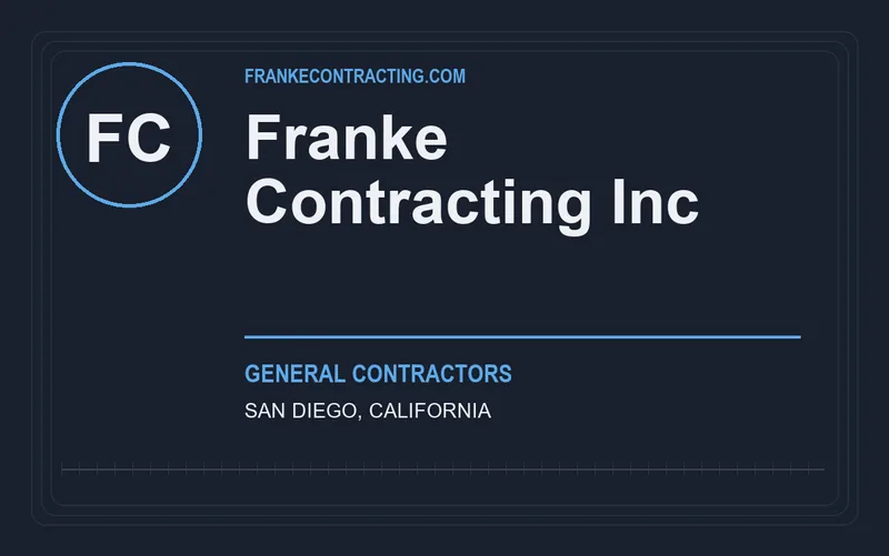 Franke Contracting Inc in San Diego, California