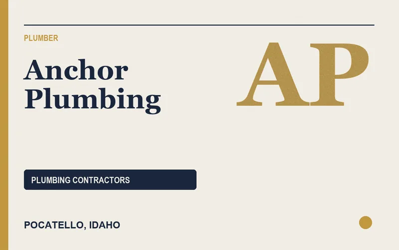 Anchor Plumbing in Pocatello, Idaho