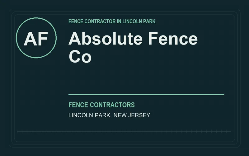 Absolute Fence Co in Lincoln Park, New Jersey