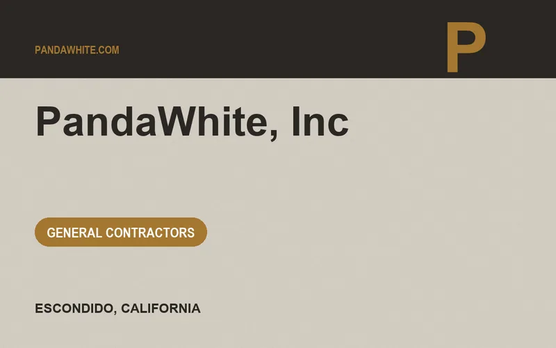 PandaWhite, Inc in Escondido, California