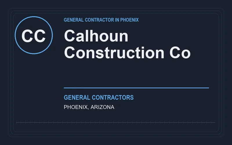 Calhoun Construction Co in Phoenix, Arizona