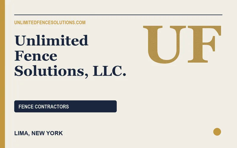 Unlimited Fence Solutions, LLC. in Lima, New York