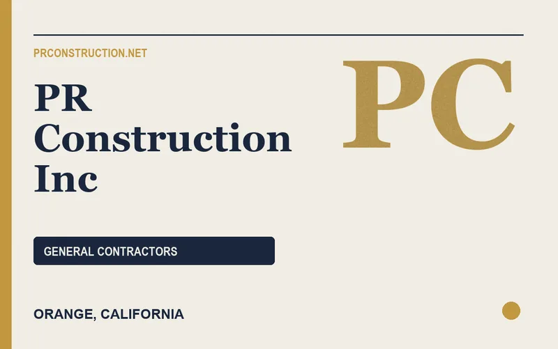 PR Construction Inc in Orange, California