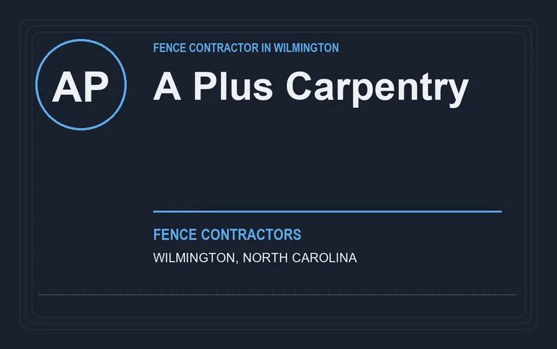 A Plus Carpentry in Wilmington, North Carolina