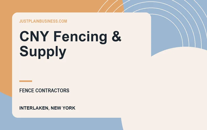 CNY Fencing & Supply in Interlaken, New York
