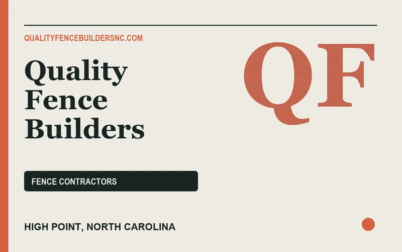 Quality Fence Builders in High Point, North Carolina