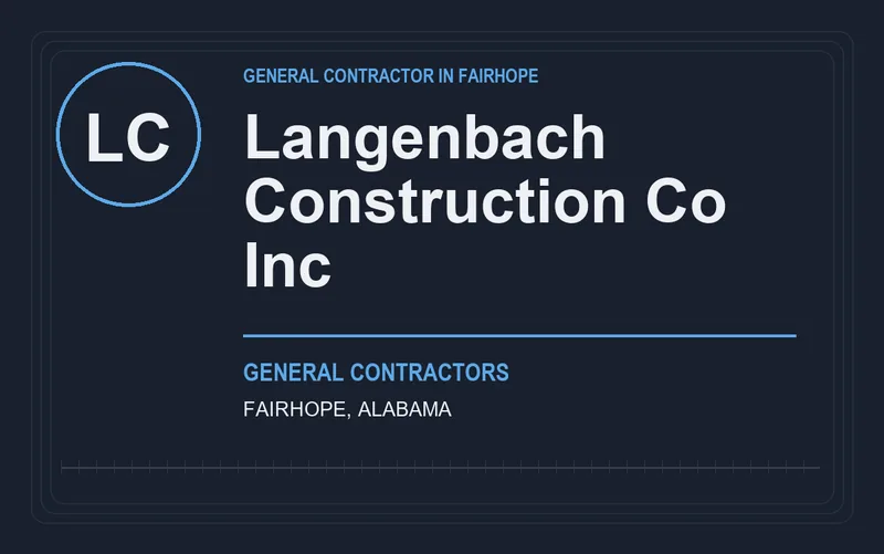 Langenbach Construction Co Inc in Fairhope, Alabama