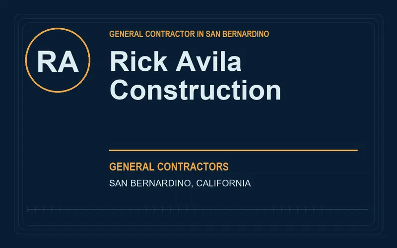 Rick Avila Construction in San Bernardino, California