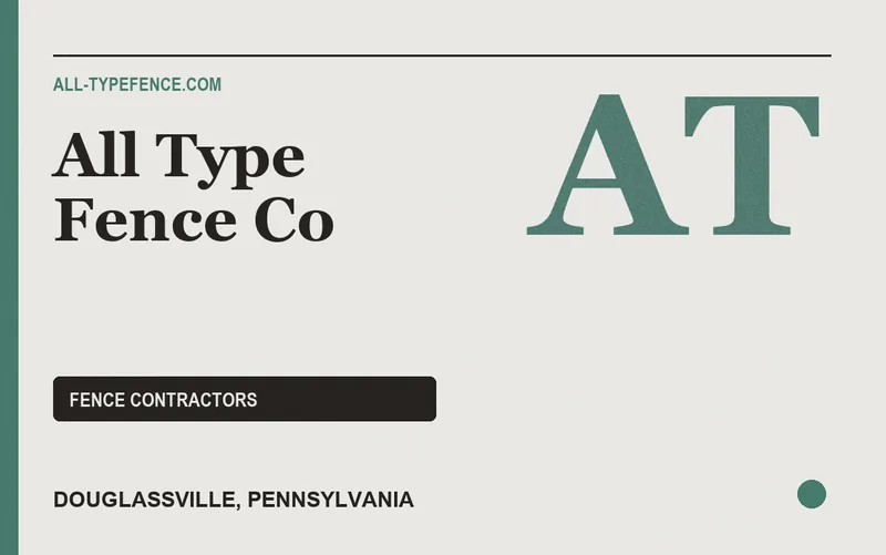 All Type Fence Co in Douglassville, Pennsylvania