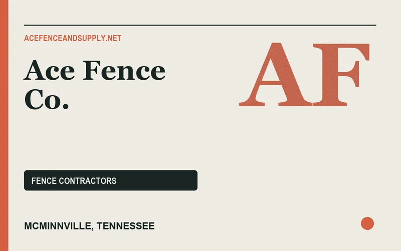 Ace Fence Co. in McMinnville, Tennessee