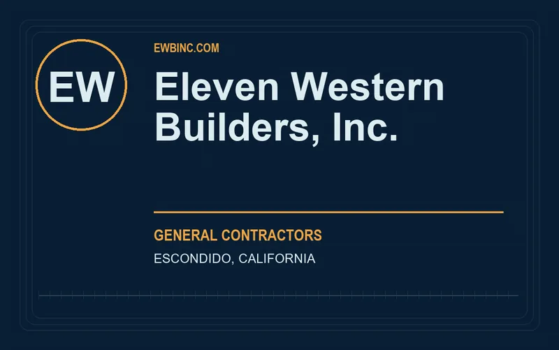 Eleven Western Builders, Inc. in Escondido, California