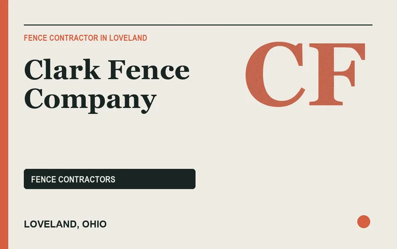 Clark Fence Company in Loveland, Ohio