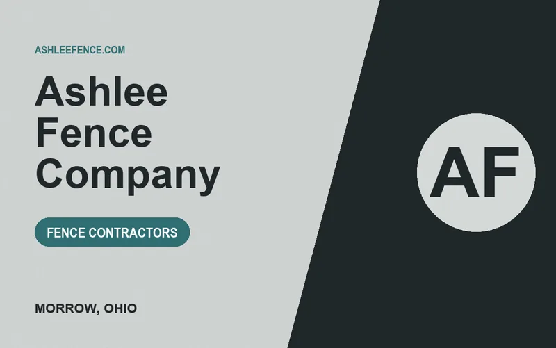 Ashlee Fence Company in Morrow, Ohio
