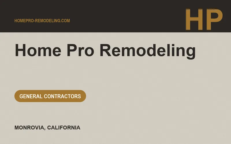 Home Pro Remodeling in Monrovia, California