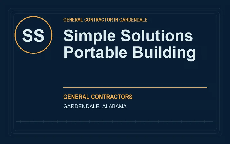 Simple Solutions Portable Building in Gardendale, Alabama